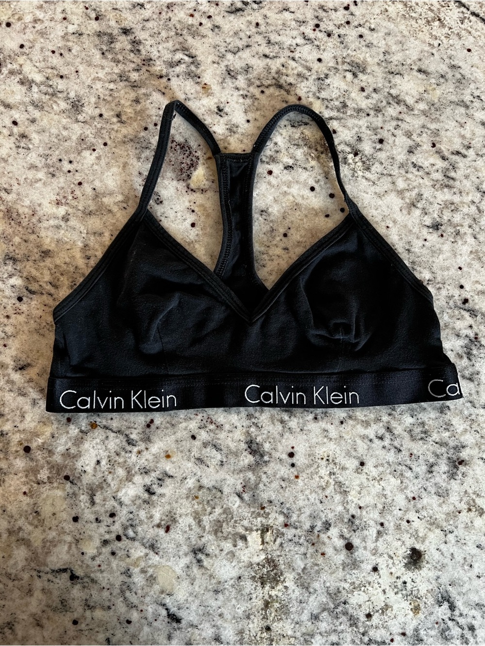 Calvin Klein v-neck sports bra